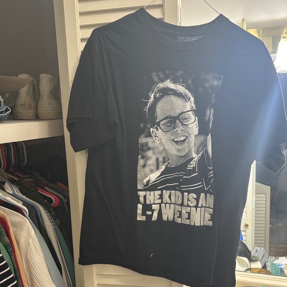 Black Graphic Kids T-Shirt